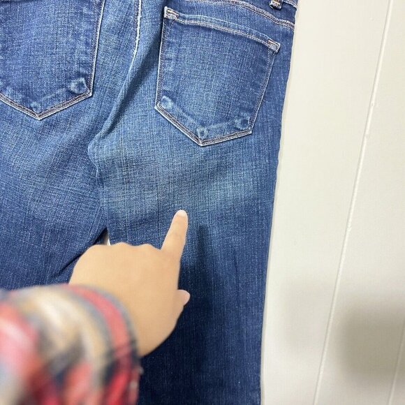 J Brand LOVESTORY Blue Low Rise Wide Leg Jeans Size 26 - Picture 8 of 11